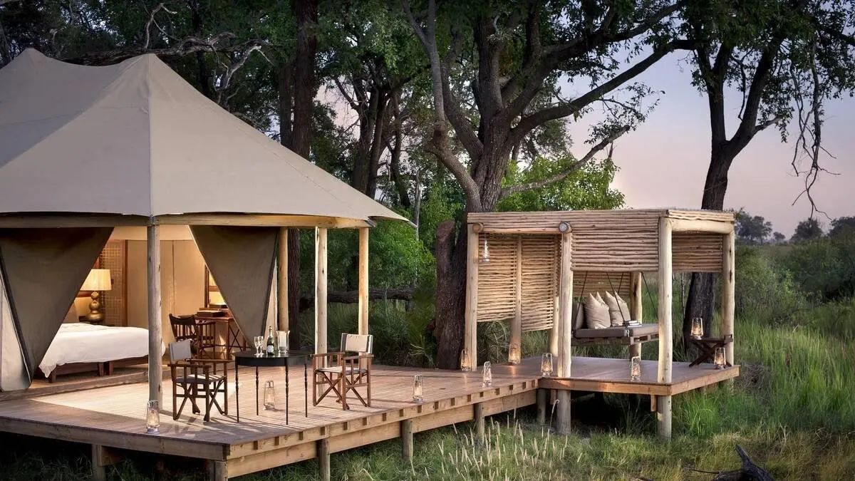 &Beyond Nxabega Okavango Tented Camp — luxury accommodation in Okavango Delta