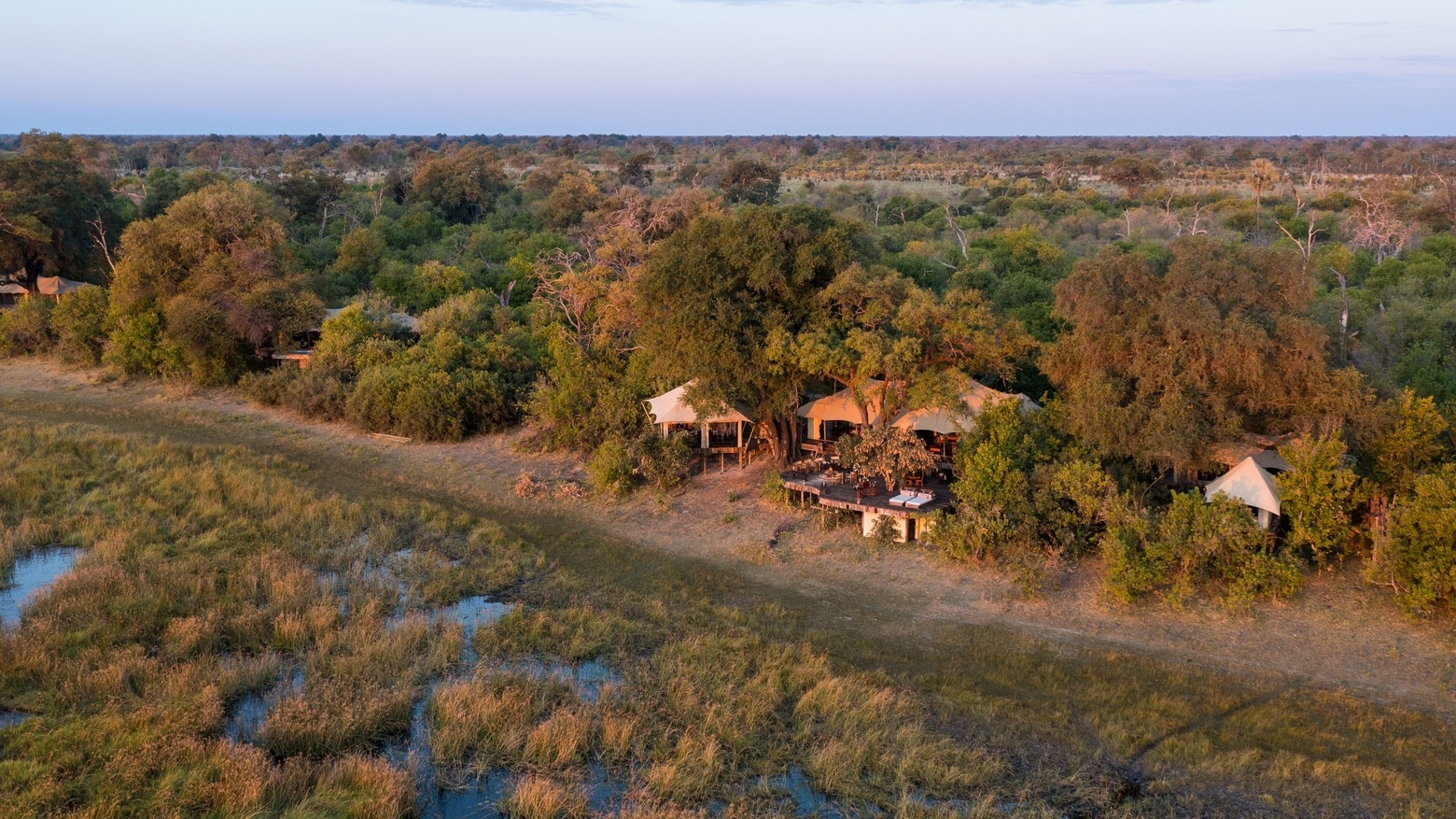 Zarafa Camp — luxury accommodation in Okavango Delta