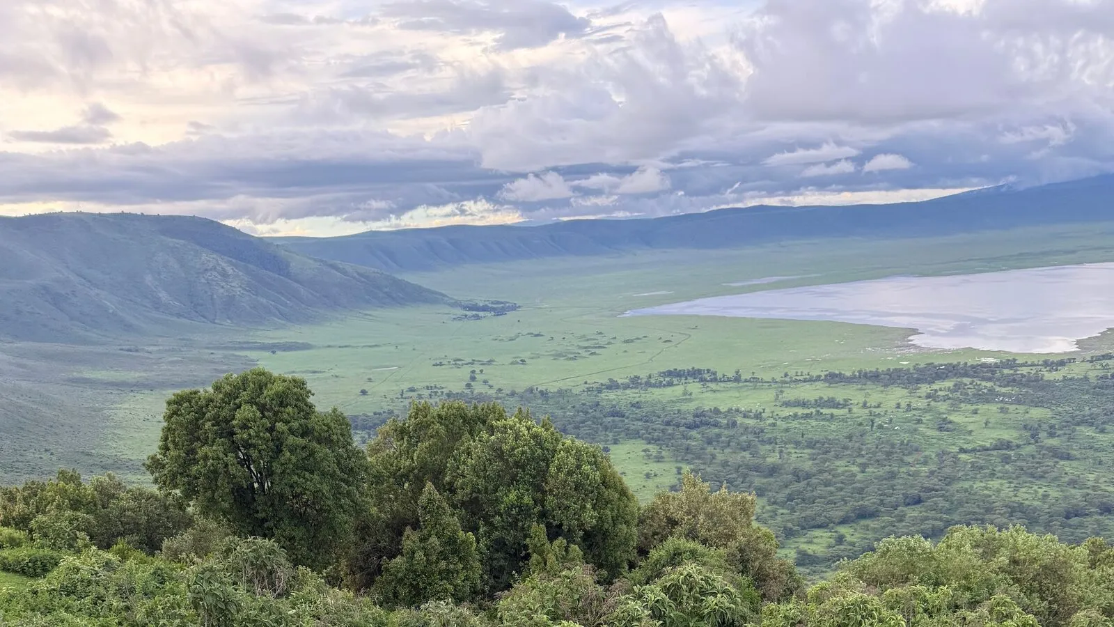 Ngorongoro Crater panoramic view