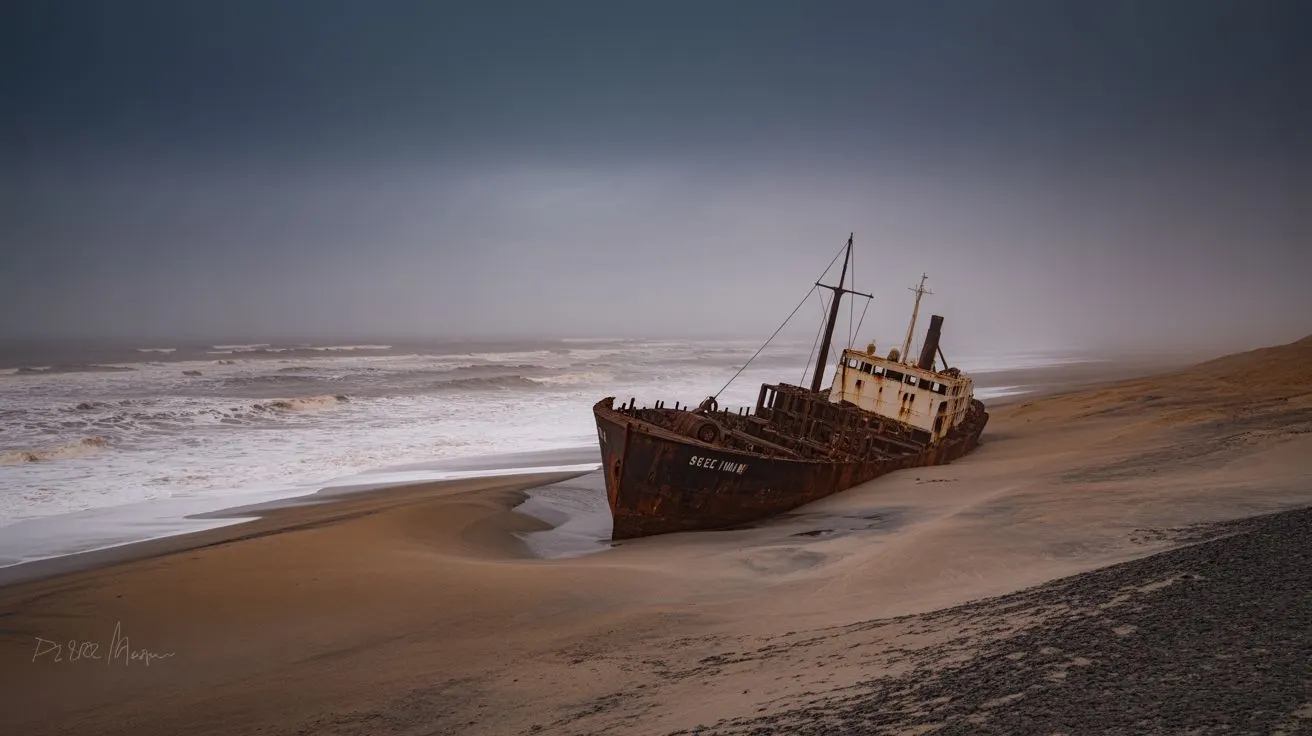Arrive in Skeleton Coast