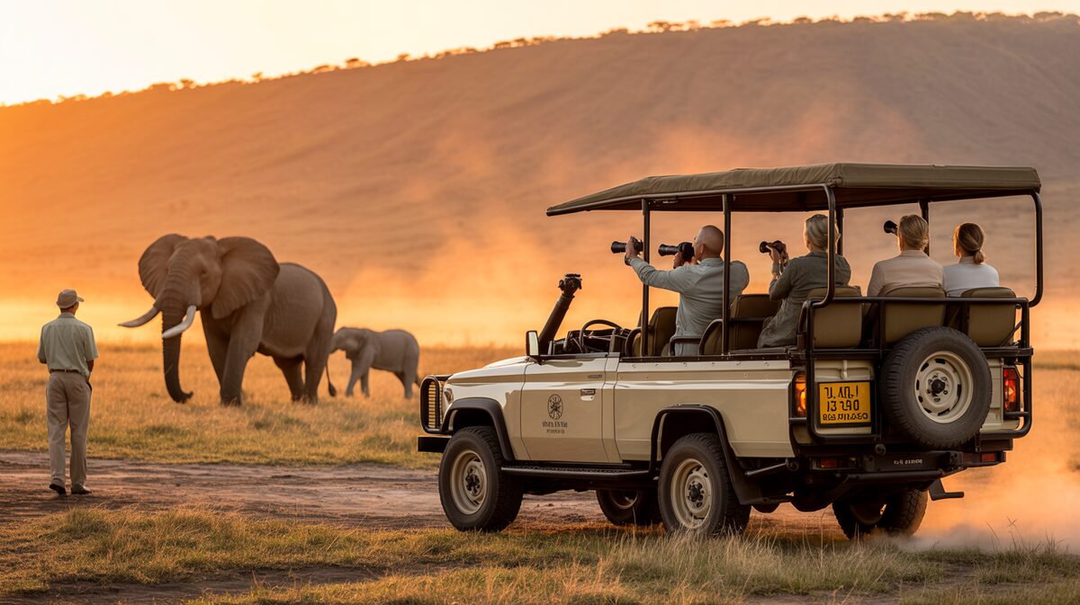 Private game drive with exclusive wildlife encounter