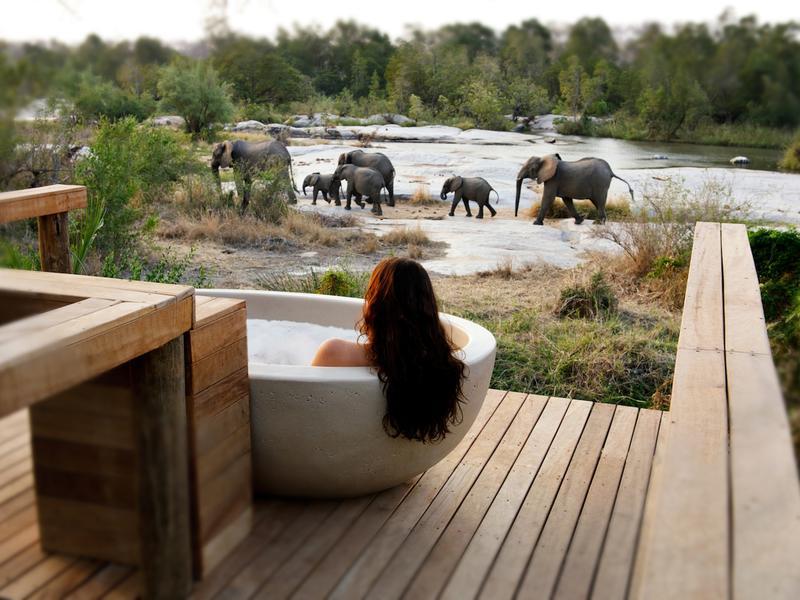 Safari lodge spa treatment room