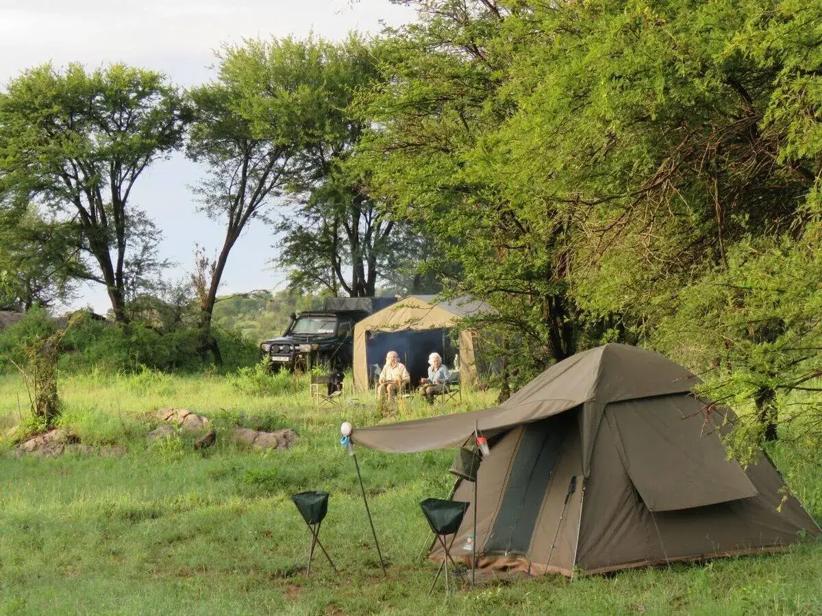 Budget safari tented camp