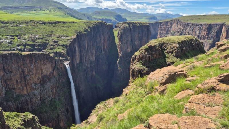 Maletsunyane Falls — World's Longest Commercial Abseil — Semonkong, Lesotho
