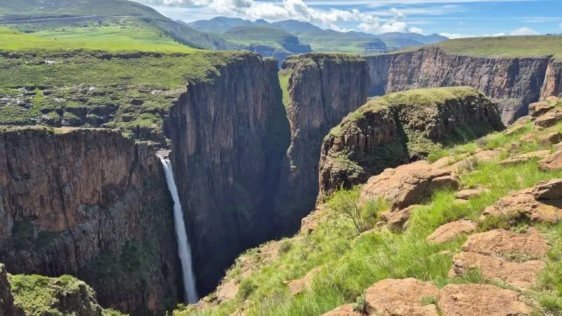 Maletsunyane Falls — World's Longest Commercial Abseil — Semonkong, Lesotho