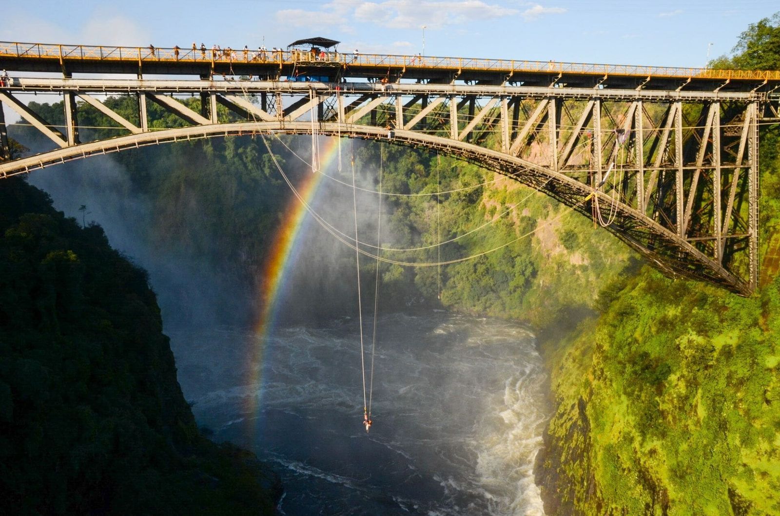 Victoria Falls Bridge Bungee Jump — 111 Metres of Pure Adrenaline — Victoria Falls, Zambia/Zimbabwe
