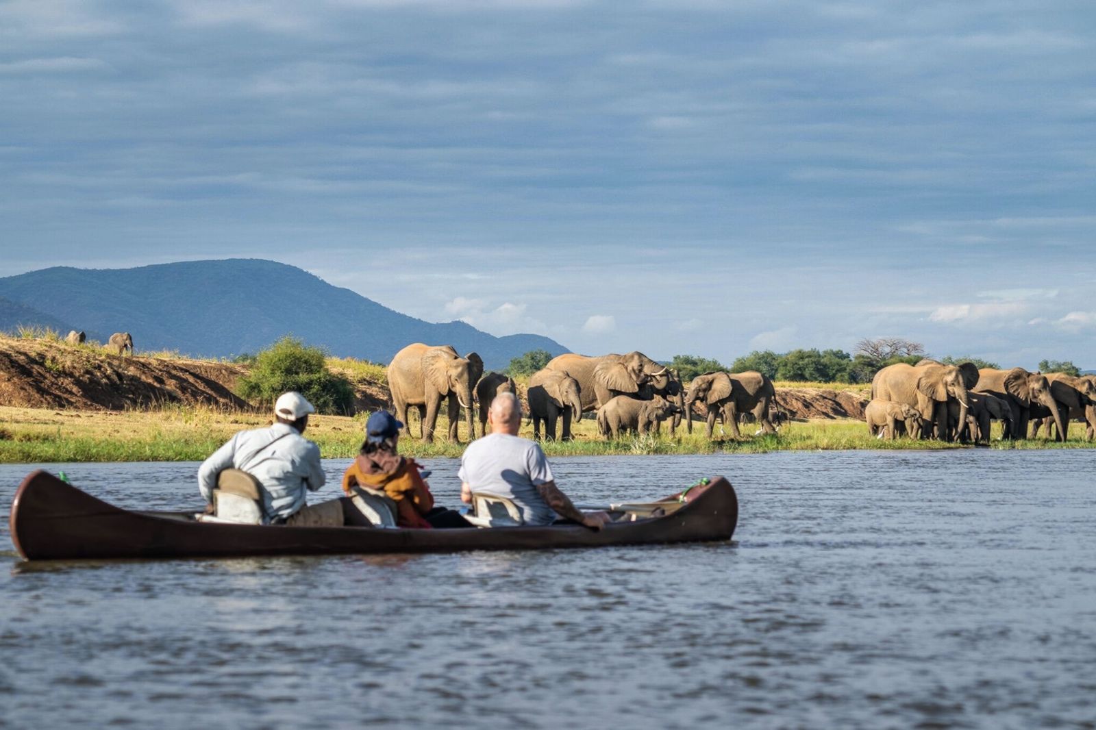 Lower Zambezi Canoe Safari — Paddle Past Elephants — Lower Zambezi, Zambia