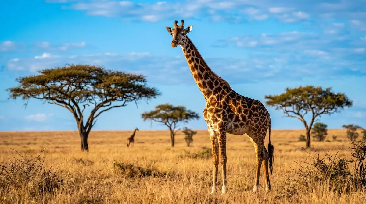South African Giraffe — African wildlife safari guide